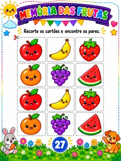 Memória das frutas