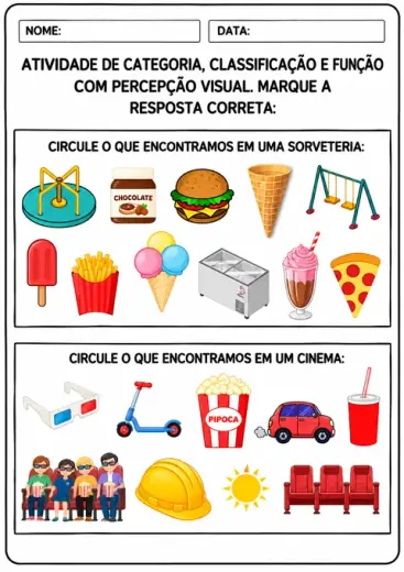 Categoria, classificação e função