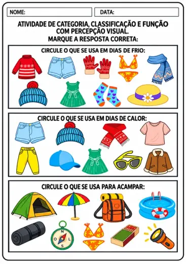 Relacione figuras geométricas